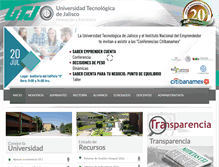 Tablet Screenshot of mi.utj.edu.mx